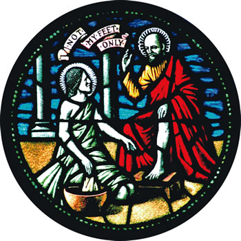 Last Supper in Stained Glass