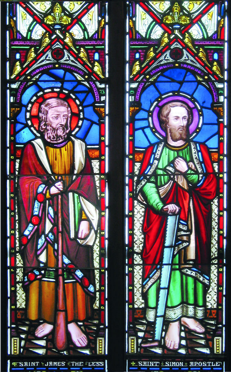 The Apostles in Stained Glass